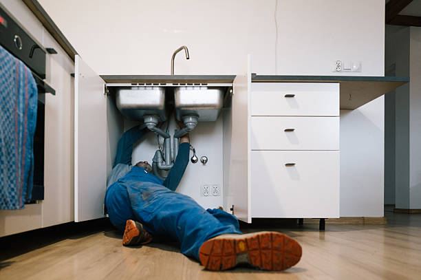 Professional Drain Cleaning technician working in Hanover, MA